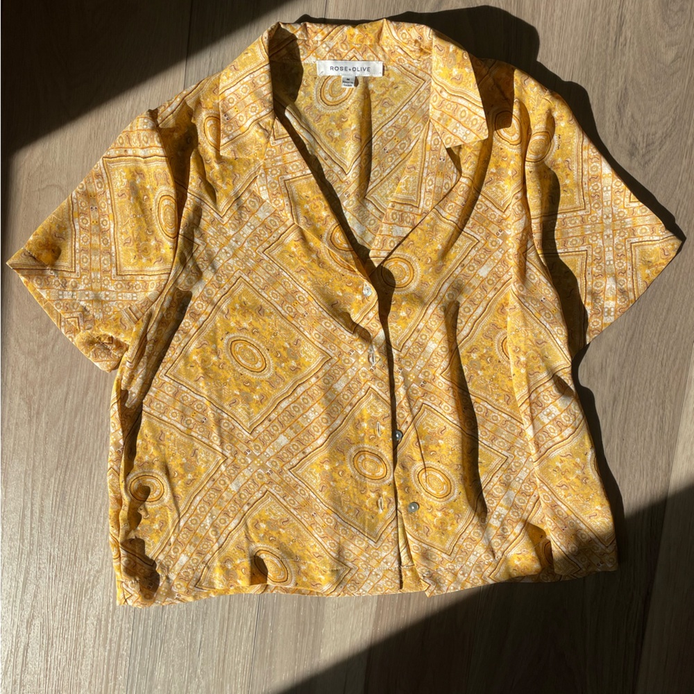 Paisley Button Down